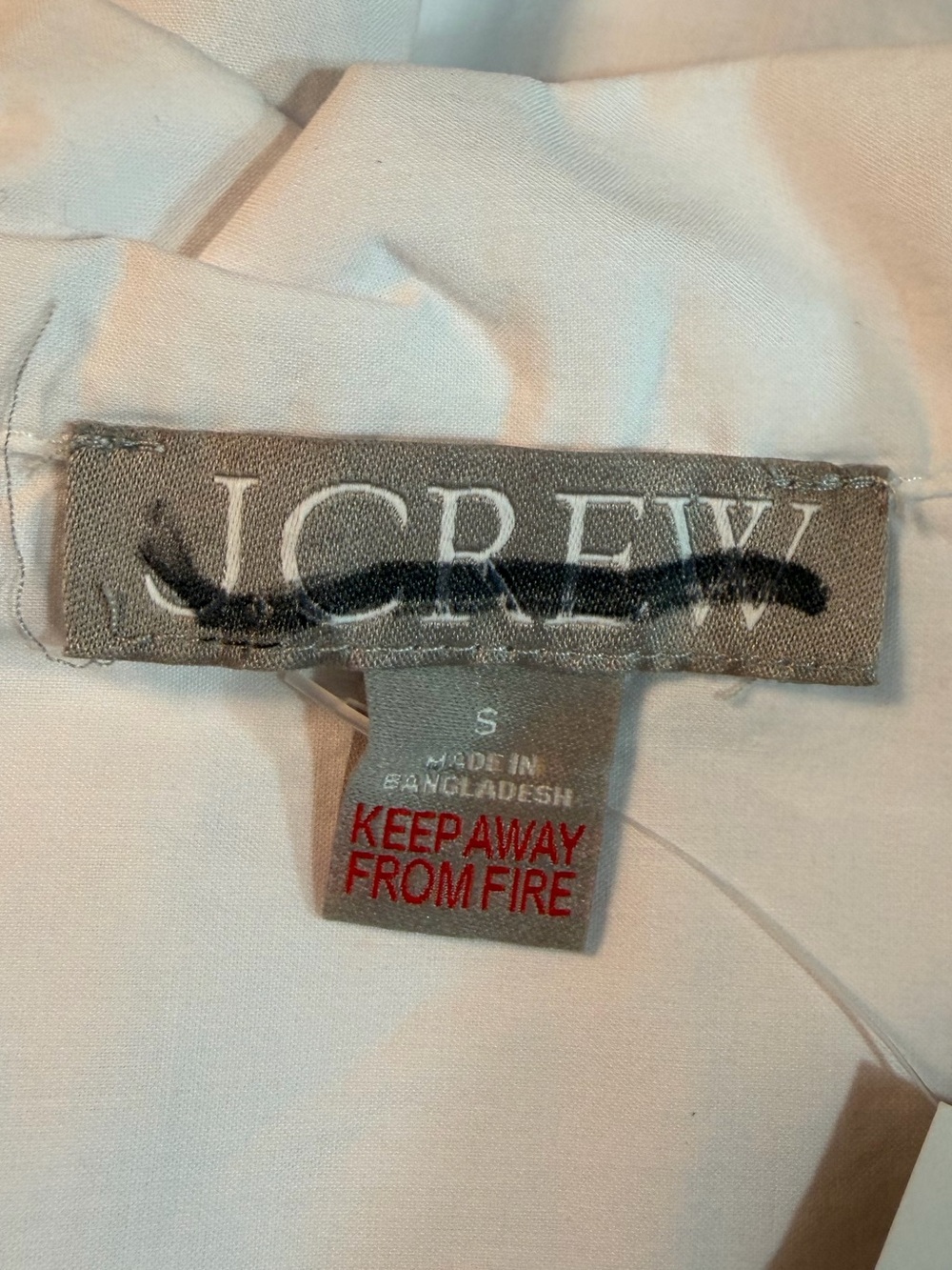 J.Crew Classic pajama pant set in end-on-end cotton in white - Picture 6 of 7